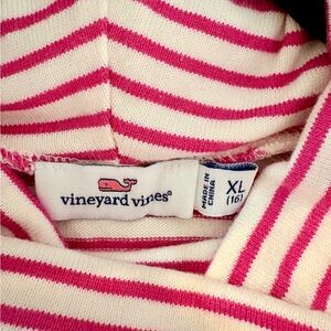 Vineyard Vines Pink and Cream Striped Top